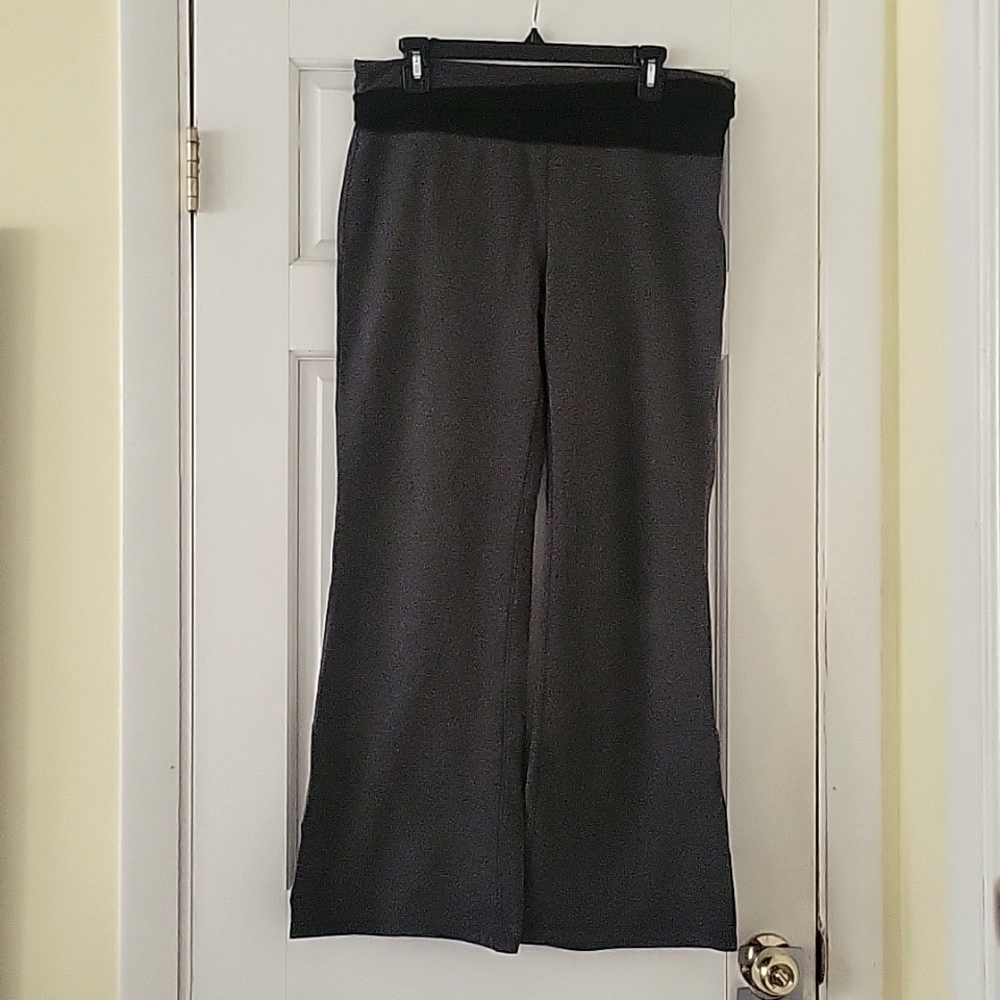 GAPBody Grey Ankle Length Wide Leg Pants